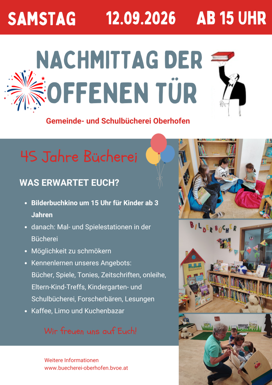 Plakat Tag der offenen Tür
